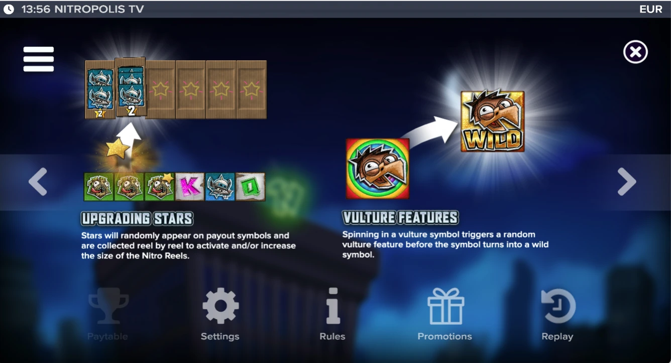 Nitropolis TV Upgrading Stars en Vulture Features