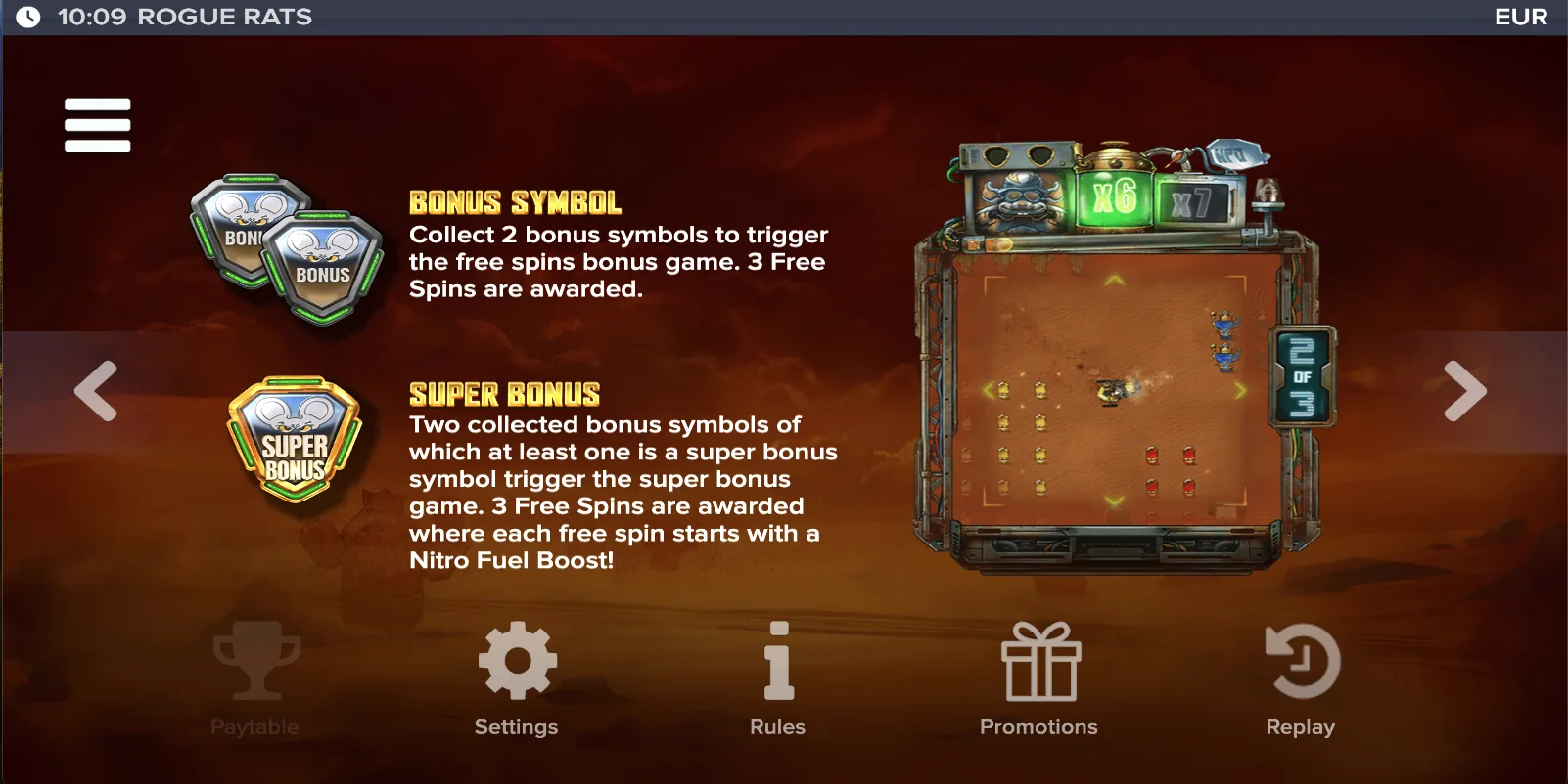 Bonussymbol en Super Bonus