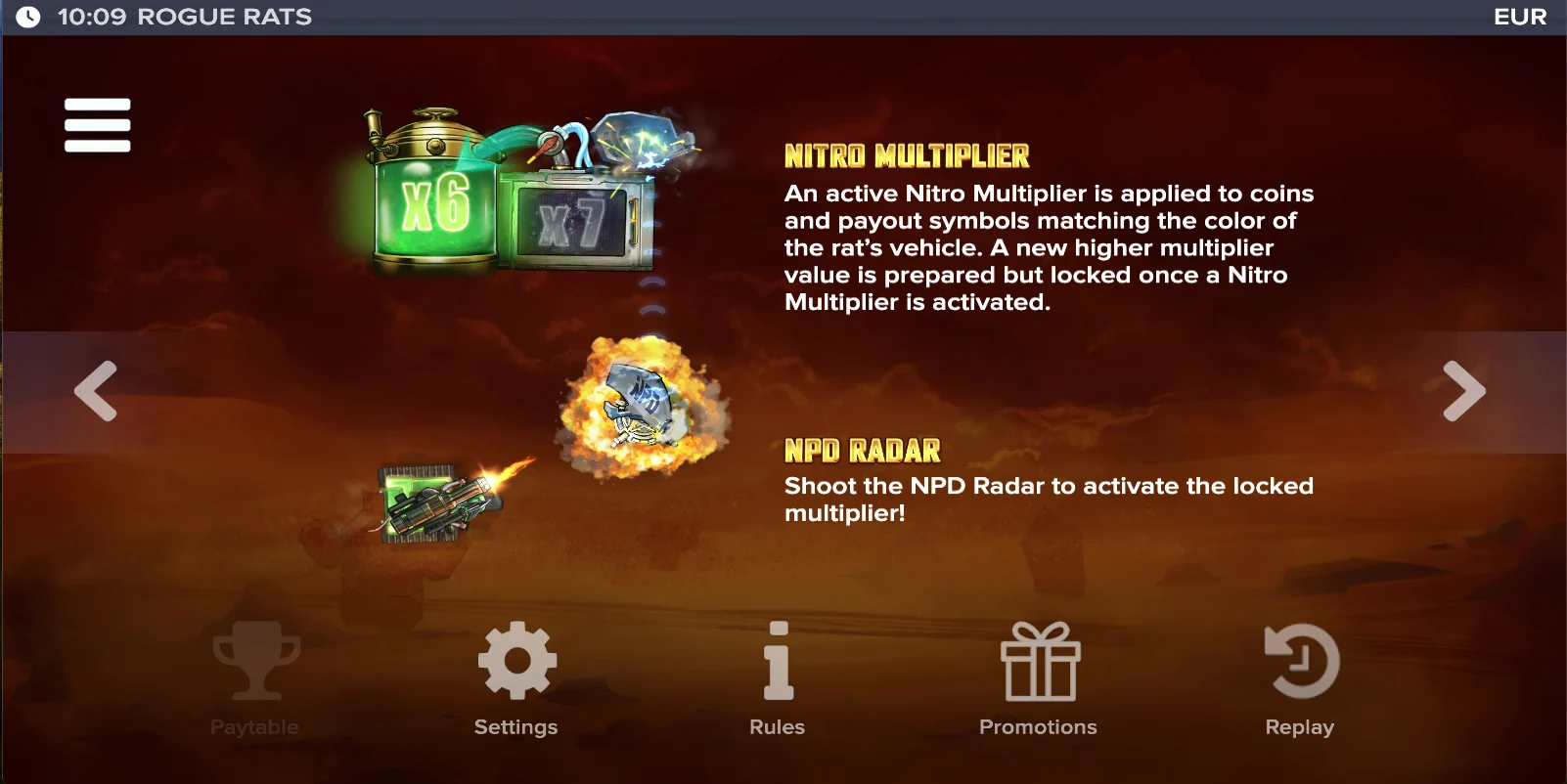 Nitro Multiplier en radar
